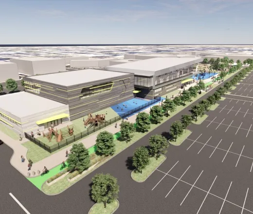 Columbus State YMCA rendering in downtown Columbus